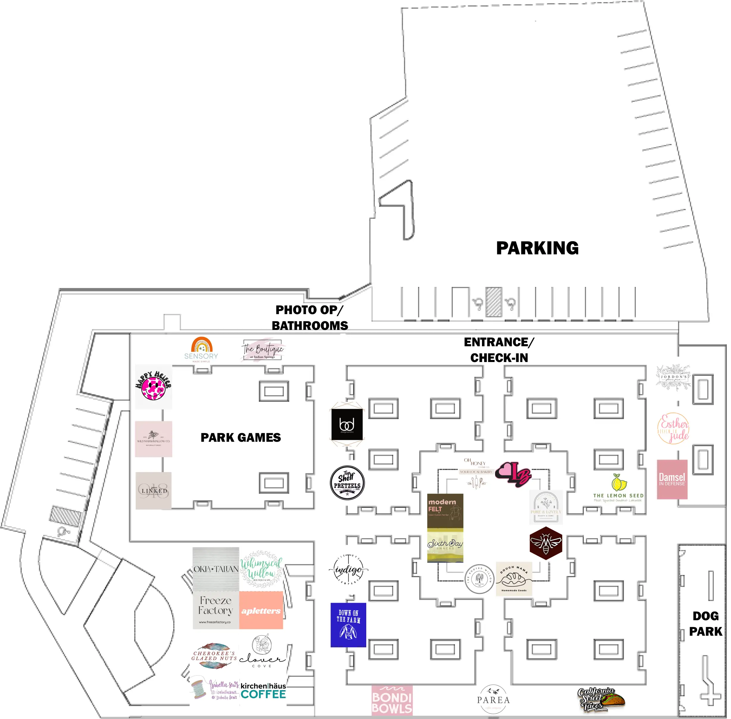 Market On D Luxe Park map